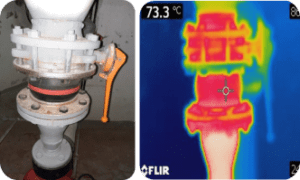 Avant l'isolation des points singuliers, vue thermique