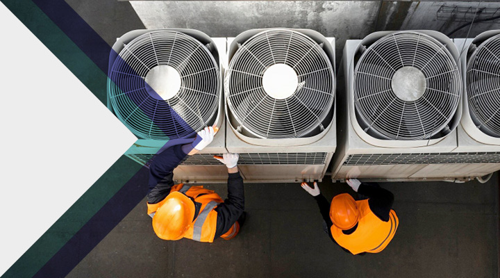 Bannière graphique destratificateur d'air